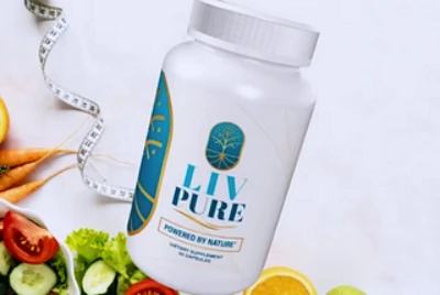 Liv Pure natural liver support and metabolism supplement bottle